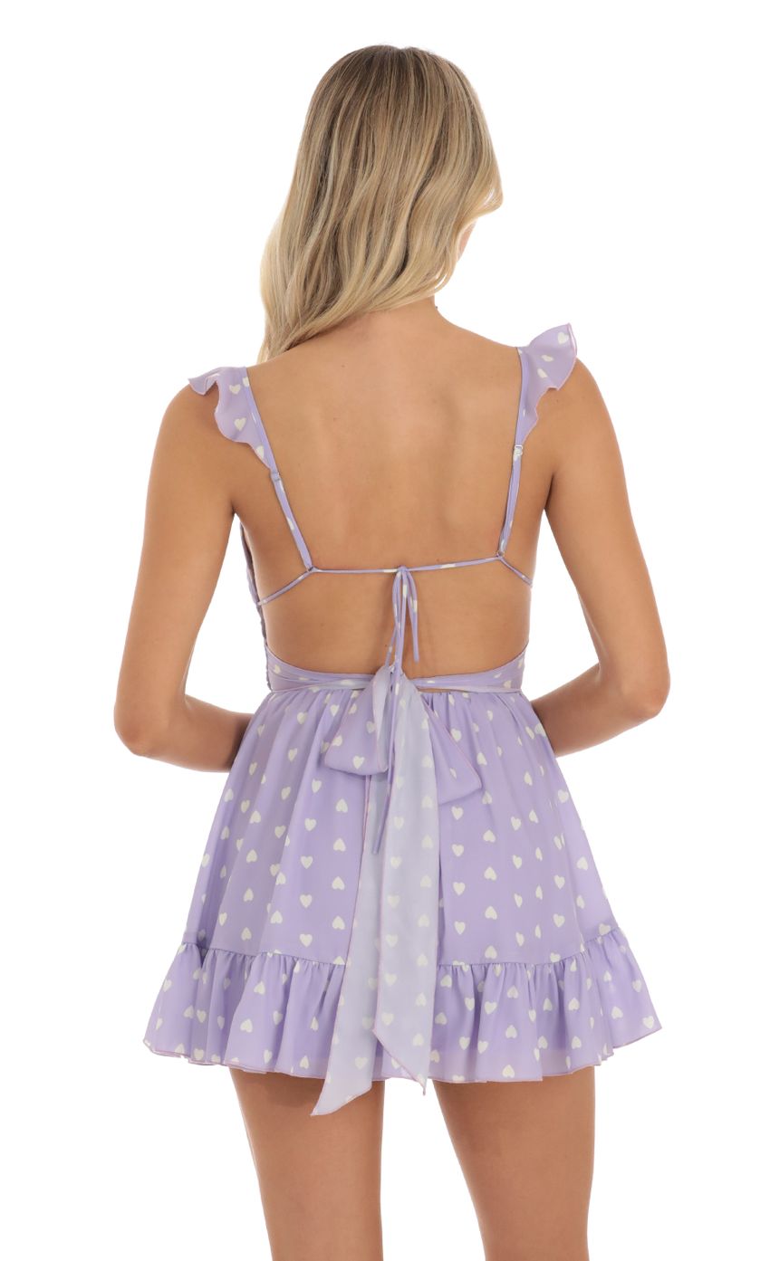 Picture Heart Fit and Flare Dress in Purple. Source: https://media-img.lucyinthesky.com/data/May23/850xAUTO/a9e7a0fc-1d17-45e9-9d97-7205b1a0da20.jpg