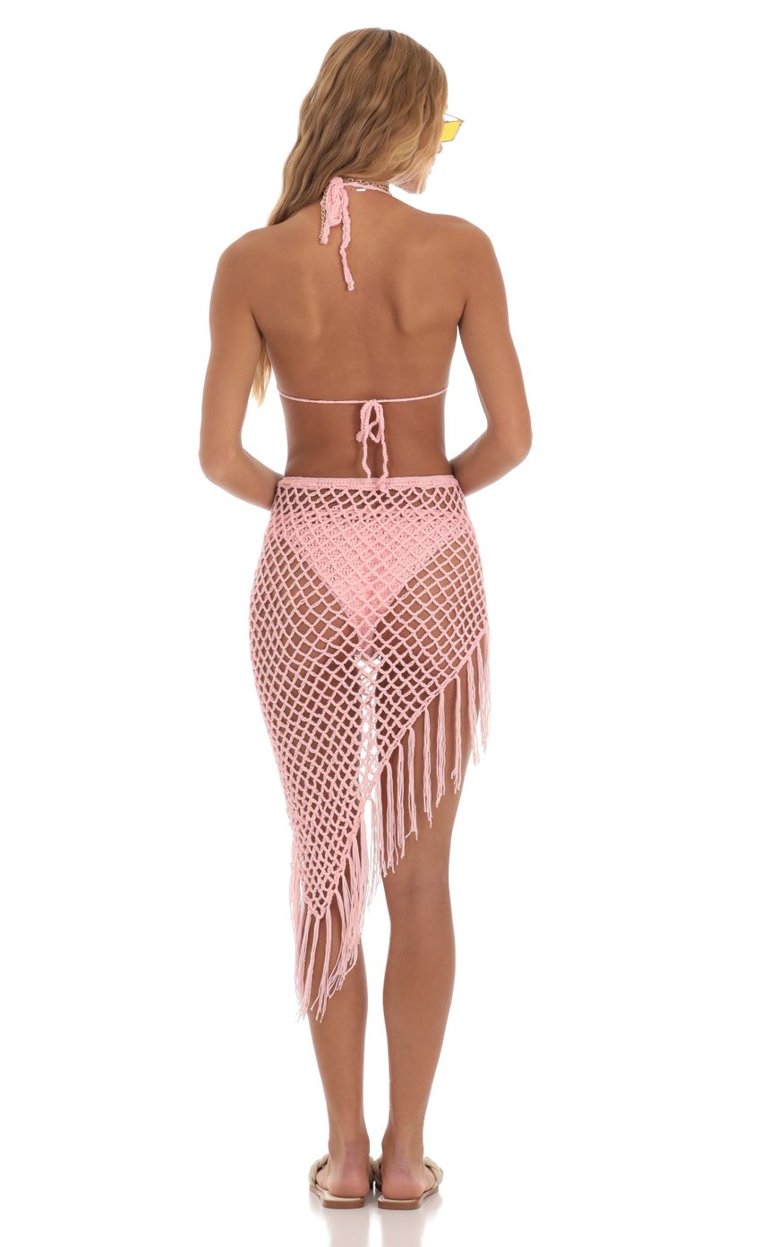 Picture Crochet Three Piece Set in Pink. Source: https://media-img.lucyinthesky.com/data/May23/850xAUTO/d47e8ef7-e985-4ff1-89be-f532c5bbc57a.jpg