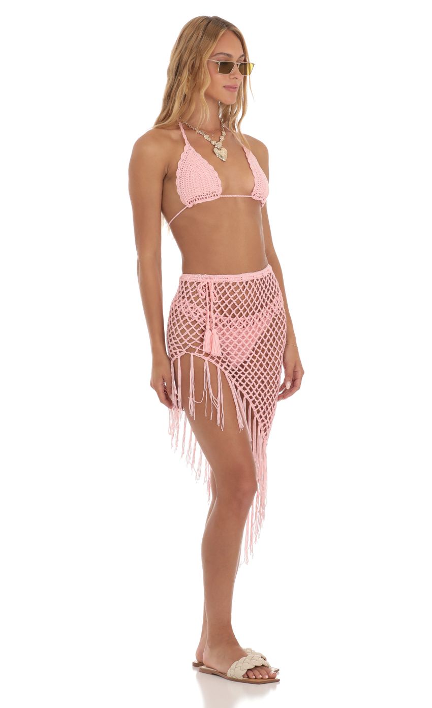 Picture Crochet Three Piece Set in Pink. Source: https://media-img.lucyinthesky.com/data/May23/850xAUTO/de9b5521-967f-4822-ad2b-c4f017382671.jpg