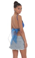 Picture Embroidered Open Back Top in Blue. Source: https://media-img.lucyinthesky.com/data/May24/150xAUTO/5e61cf7c-051d-4441-97cc-7babed2ea7db.jpg