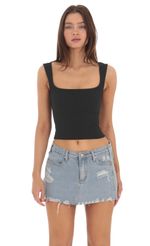 Picture Scoop Tank Top in Black. Source: https://media-img.lucyinthesky.com/data/May24/150xAUTO/91e02b21-1593-4e98-8075-1615e139d016.jpg