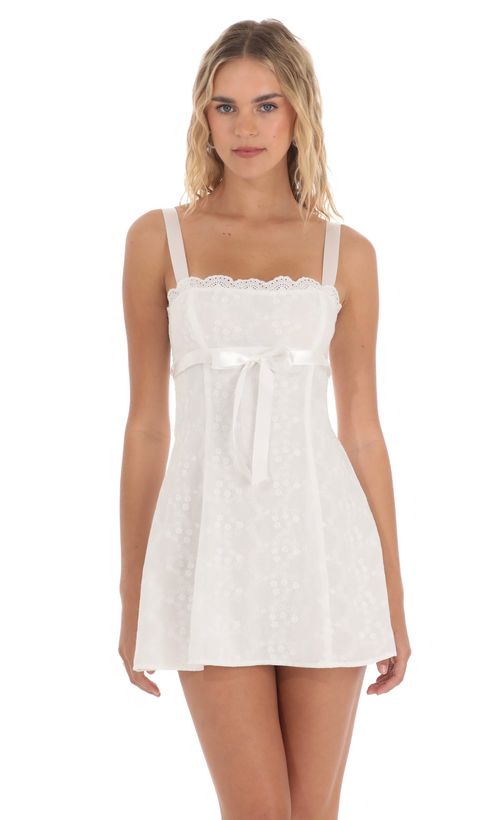 Off Shoulder Lace Bodysuit in White | LUCY IN THE SKY