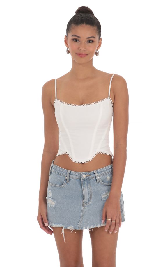 Corset Top in White