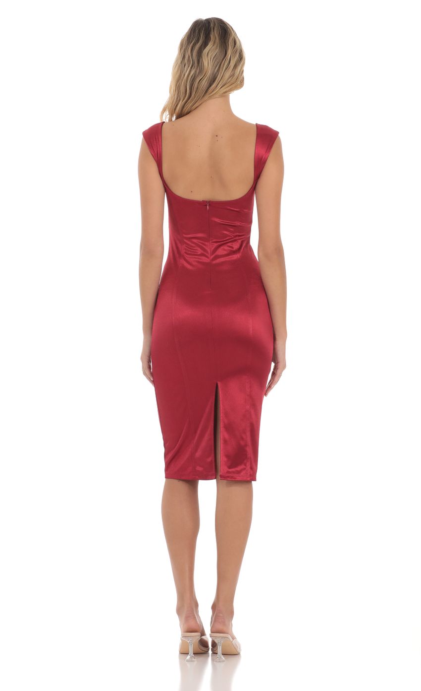 Picture Satin Midi Dress in Red. Source: https://media-img.lucyinthesky.com/data/May24/850xAUTO/68467a87-b96b-4a28-a3f4-2a66def35c29.jpg