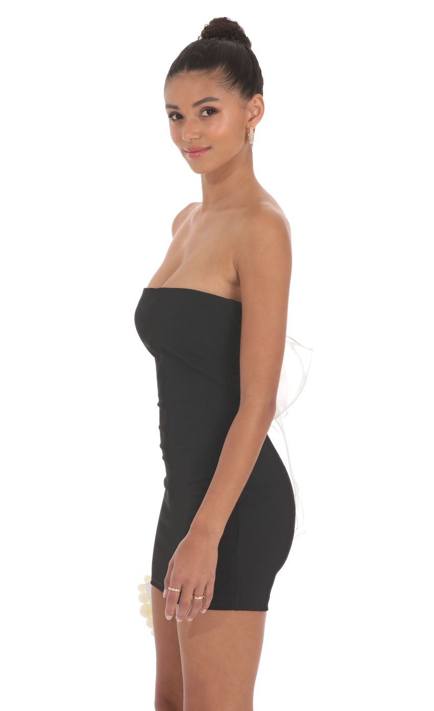 Picture Strapless Bodycon Dress in Black. Source: https://media-img.lucyinthesky.com/data/May24/850xAUTO/97dd41f5-70b2-4c7a-b003-4fac73d3e2ff.jpg
