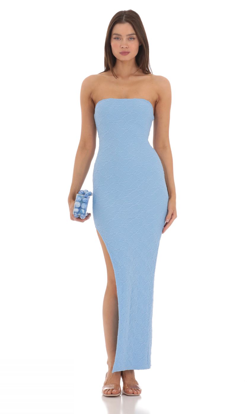 Picture Textured Bodycon Dress in Light Blue. Source: https://media-img.lucyinthesky.com/data/May24/850xAUTO/a051dad2-ceb8-4575-a914-b94600facbd3.jpg