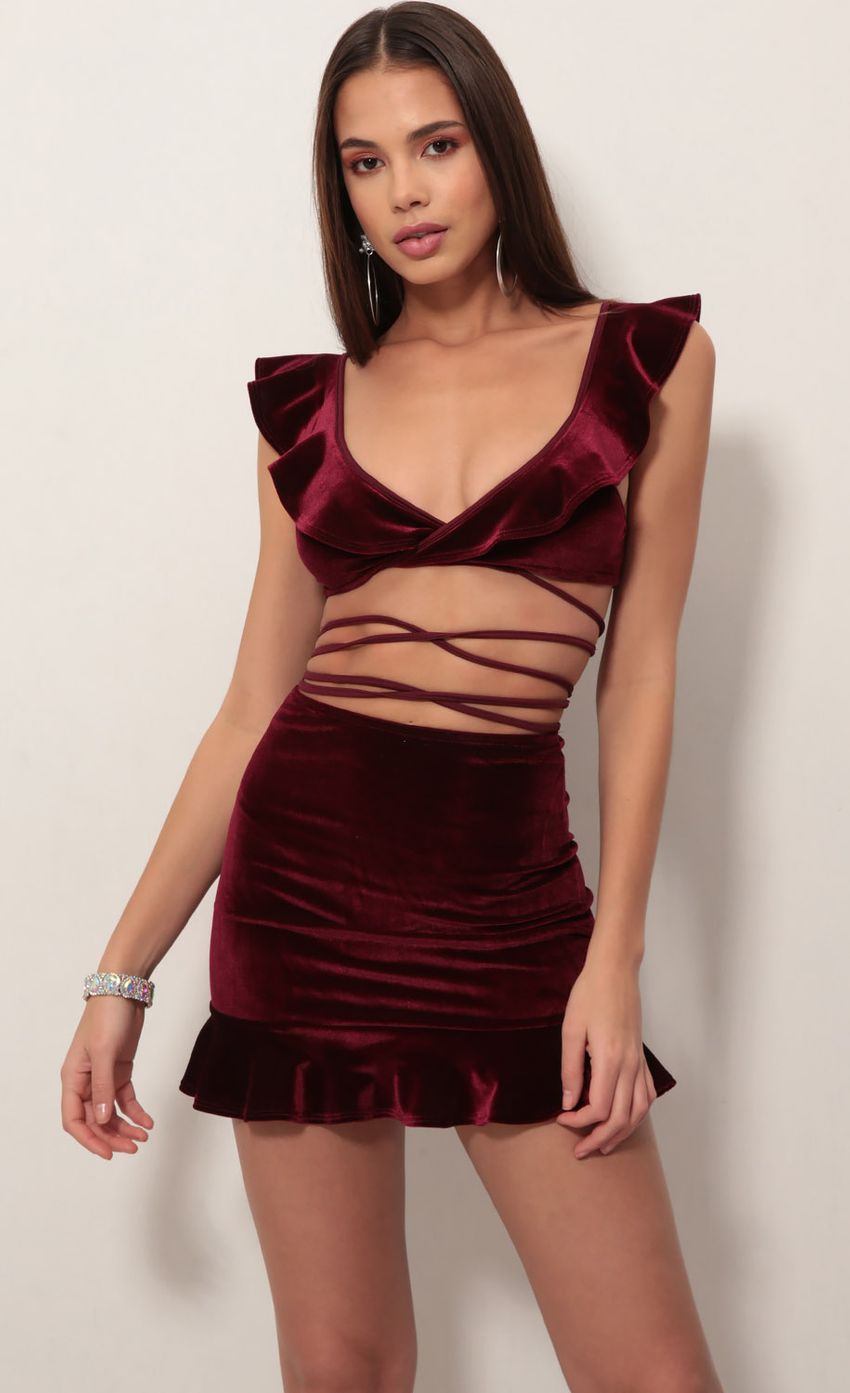 Picture Madison Ruffle Set In Velvet Wine. Source: https://media-img.lucyinthesky.com/data/Nov18_2/850xAUTO/0Y5A2021.JPG
