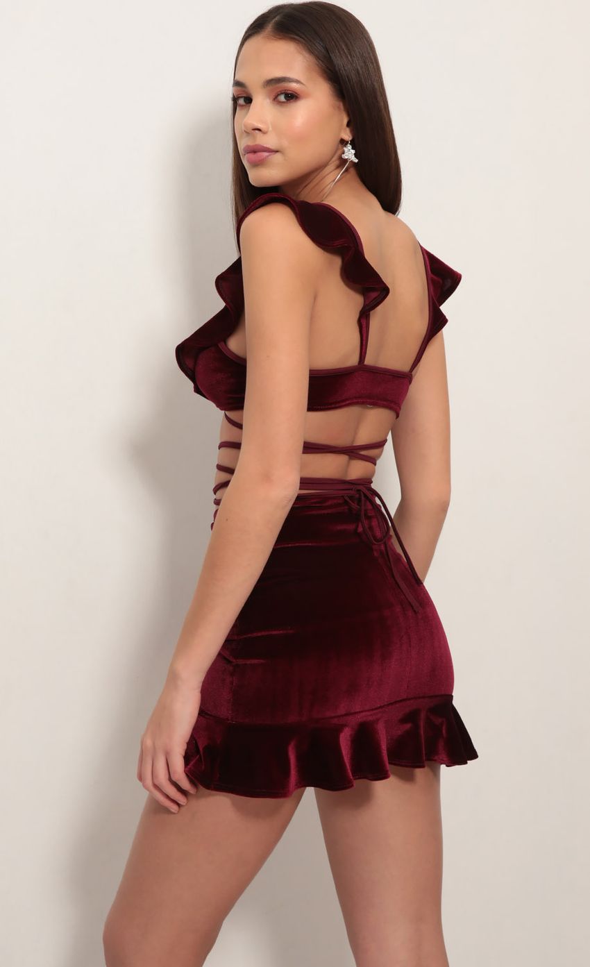 Picture Madison Ruffle Set In Velvet Wine. Source: https://media-img.lucyinthesky.com/data/Nov18_2/850xAUTO/0Y5A2049.JPG