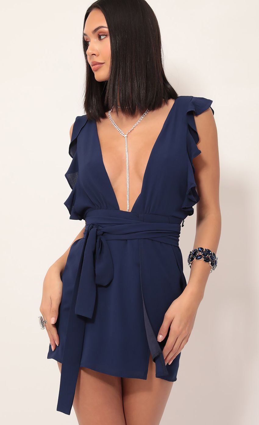 Picture Layla Ruffle Dress in Deep Royal. Source: https://media-img.lucyinthesky.com/data/Nov19_2/850xAUTO/781A6639S.JPG
