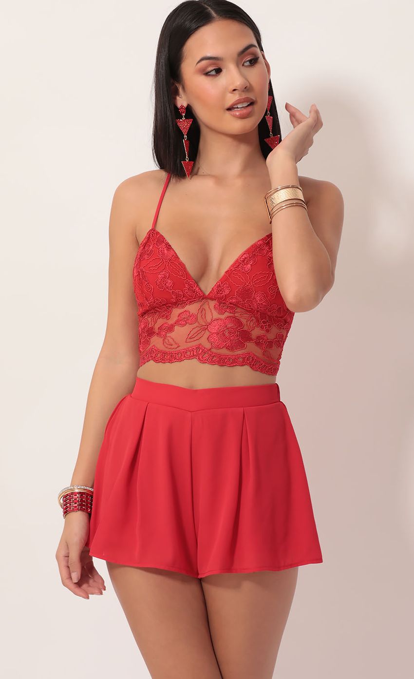 Picture Hello Darling Two Piece Set In Red. Source: https://media-img.lucyinthesky.com/data/Nov19_2/850xAUTO/781A8301.JPG