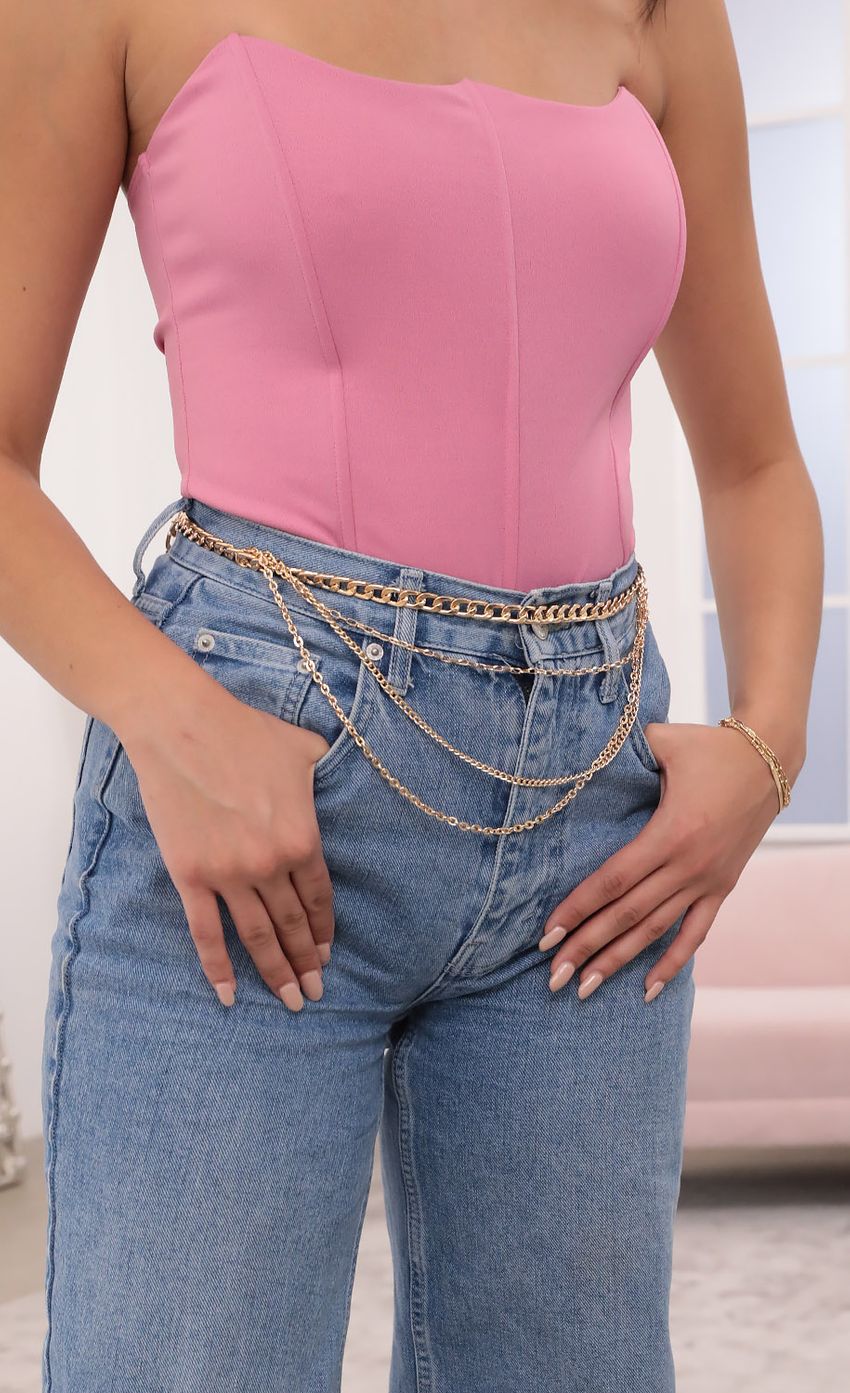 Multi Chain Belt in Gold | LUCY IN THE SKY