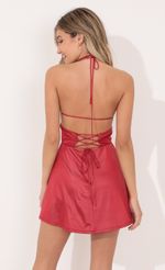 Picture Fit and Flare Dress in Red. Source: https://media-img.lucyinthesky.com/data/Nov21_1/150xAUTO/1V9A2117.JPG