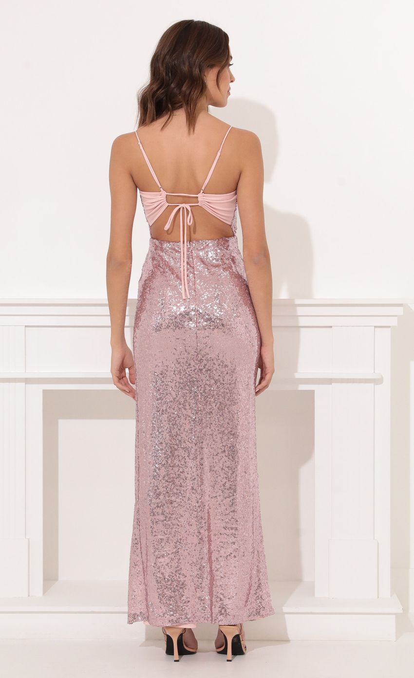 Picture Sequin Luxe Maxi in Pink. Source: https://media-img.lucyinthesky.com/data/Nov21_2/850xAUTO/1V9A3263.JPG