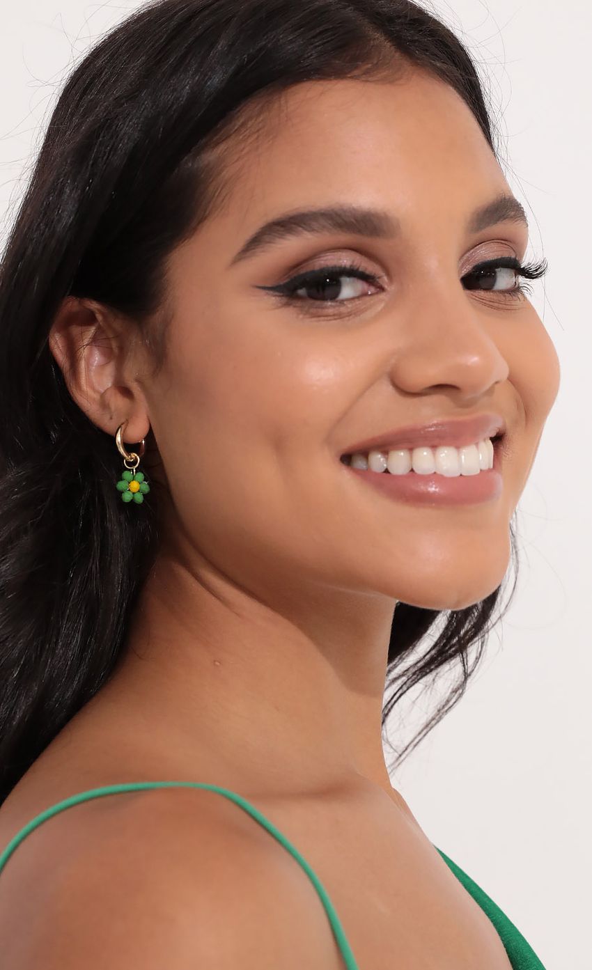 Picture Beaded Lady Mini Earring in Green. Source: https://media-img.lucyinthesky.com/data/Nov21_2/850xAUTO/2V9A0185.JPG