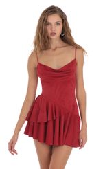 Picture Suede Cowl Neck Dress in Red. Source: https://media-img.lucyinthesky.com/data/Nov23/150xAUTO/f77a0ef4-710e-4da7-af60-1a10a4b0a134.jpg