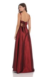 Picture Square Neck Fit and Flare Maxi Dress in Maroon. Source: https://media-img.lucyinthesky.com/data/Nov23/150xAUTO/fa44b8ee-b621-4bb6-ad2b-3a76e5fc8deb.jpg