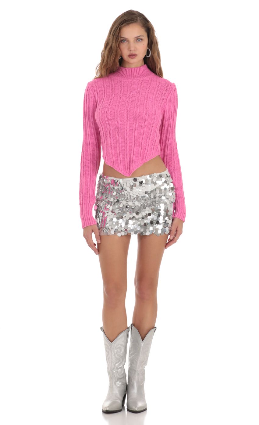 Picture Turtleneck Knit Jumper in Pink. Source: https://media-img.lucyinthesky.com/data/Nov23/850xAUTO/1581268f-df26-4d84-aa51-4a9e90363bd2.jpg
