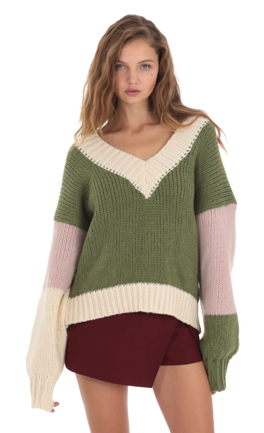 Product image for Neena Block Colored Oversized Jumper