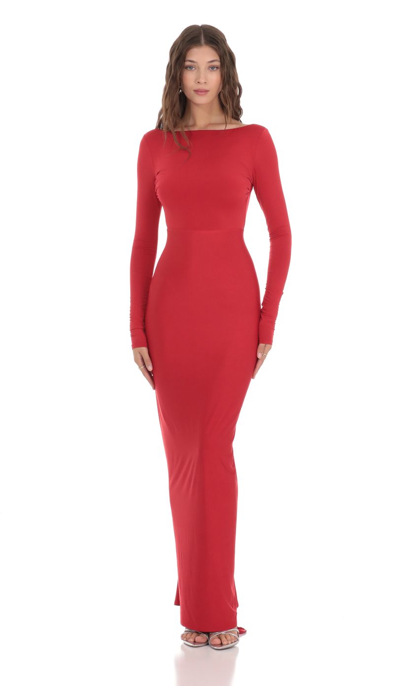 Picture Bodycon Open back Dress in Red. Source: https://media-img.lucyinthesky.com/data/Nov23/850xAUTO/b1f5f277-e67e-46db-aaa5-853e5a075ed7.jpg