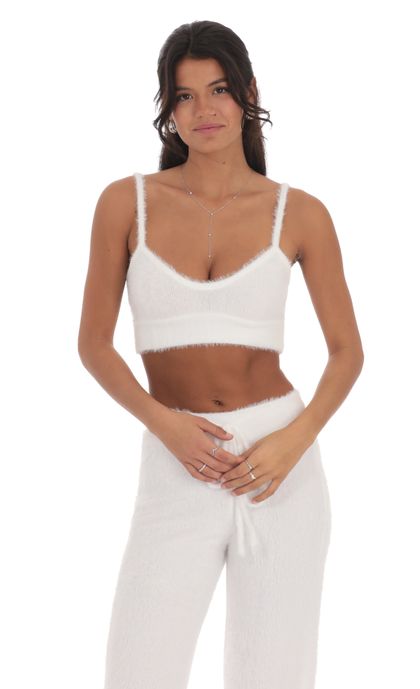 トップス Cotton Lyocell Cropped Top - white Cotton White Oversized Crop T-Shirt | Tops | PLT KSA