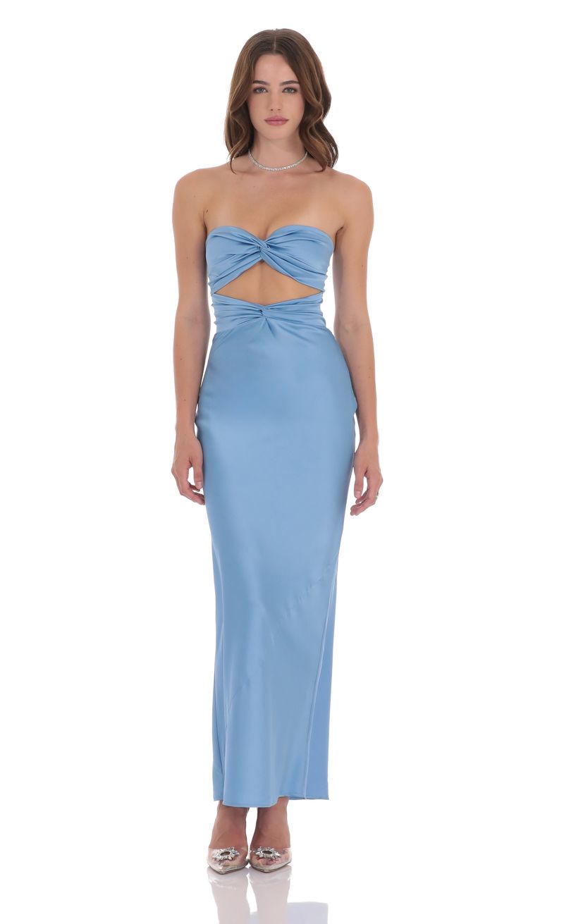 white christmas dresses Sherri Hill 57849 - Long Stretch Satin Sheath Dress main image 1