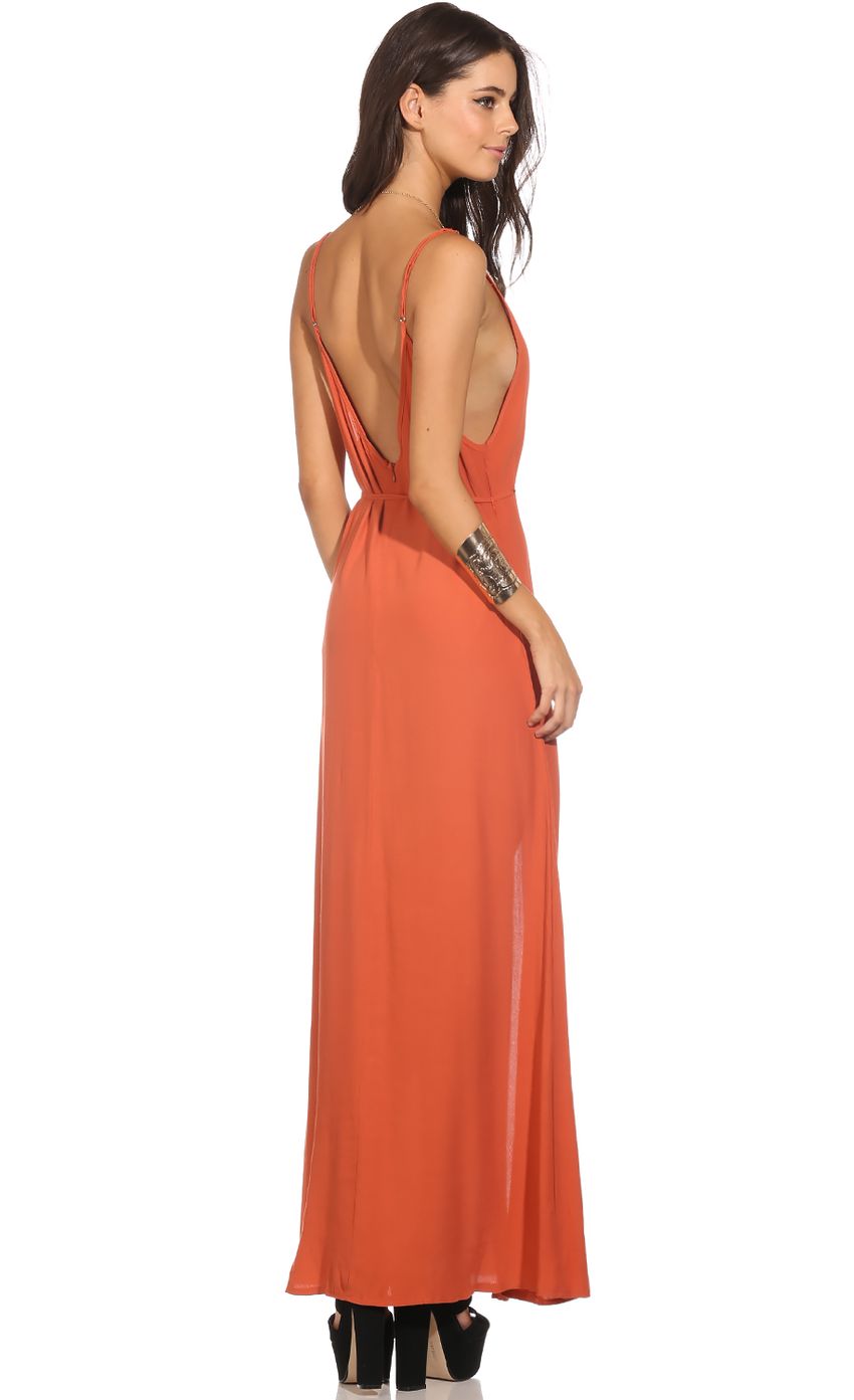 Picture REINCARNATE LOVE DRESS IN ORANGE. Source: https://media-img.lucyinthesky.com/data/Oct14_2/850xAUTO/0Y5A0312.JPG