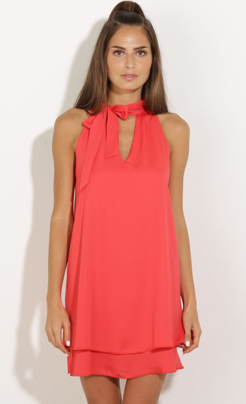 Picture Keyhole Halter Shift Dress In Rose. Source: https://media-img.lucyinthesky.com/data/Oct15_1/850xAUTO/0Y5A3565.JPG