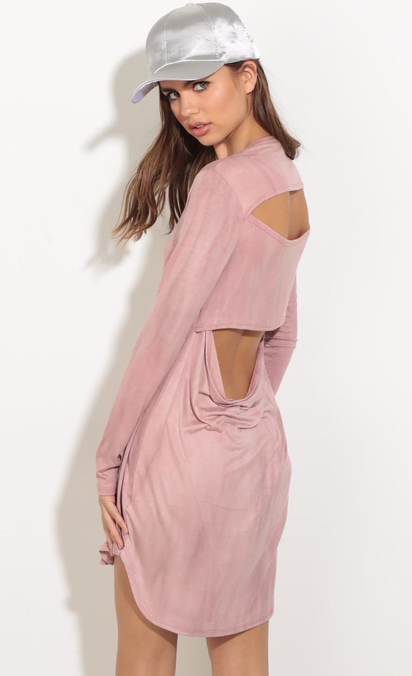 Picture Open Back Day Dress In Pink. Source: https://media-img.lucyinthesky.com/data/Oct16_2/850xAUTO/0Y5A2583.JPG