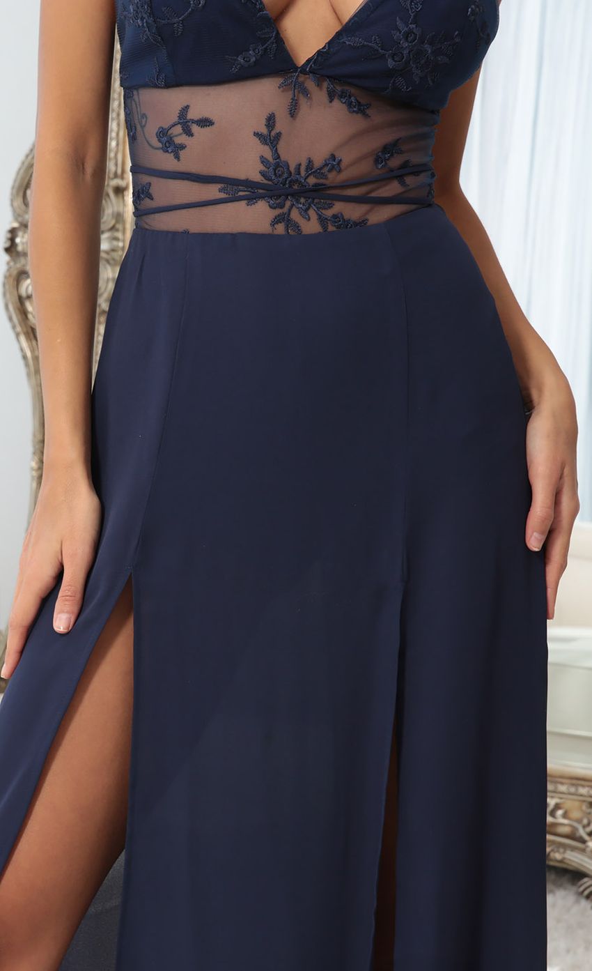 Picture Lace Maxi Dress in Navy. Source: https://media-img.lucyinthesky.com/data/Oct18_2/850xAUTO/0Y5A5227S.JPG
