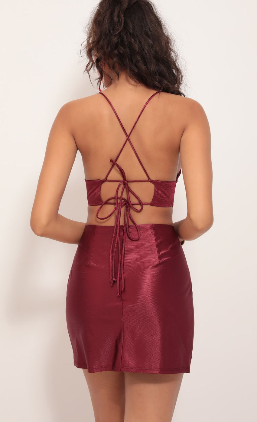 Picture Cutout Satin Dress in Merlot. Source: https://media-img.lucyinthesky.com/data/Oct19_2/850xAUTO/781A6934.JPG