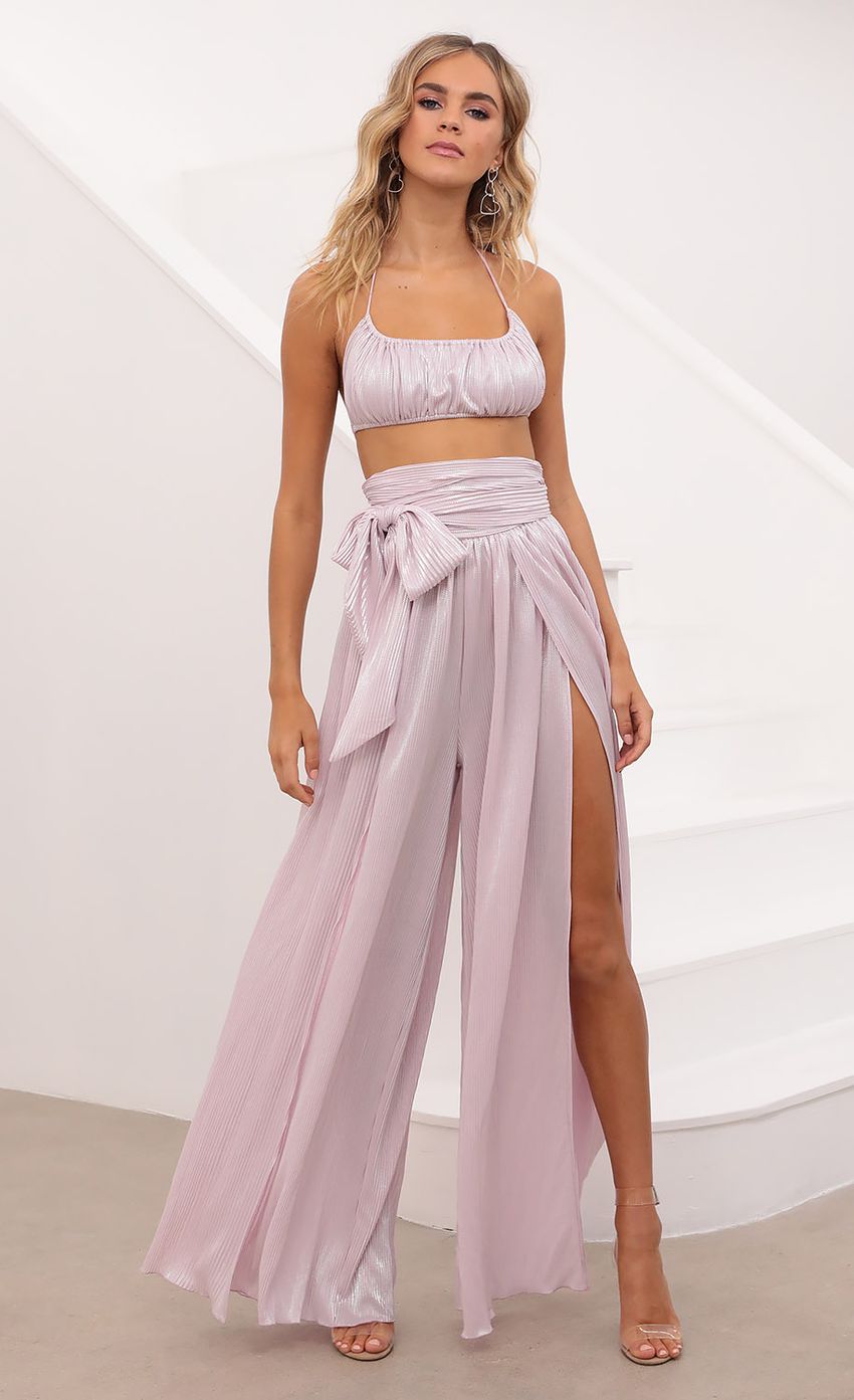 Picture Shimmer Two Piece Set in Pink. Source: https://media-img.lucyinthesky.com/data/Oct20_2/850xAUTO/1V9A2947.JPG