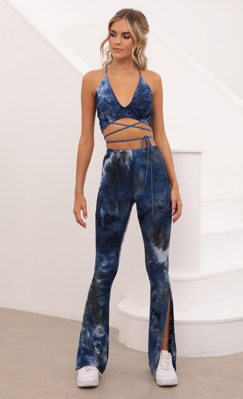 Picture Tie Dye Two Piece Pant Set in Blue. Source: https://media-img.lucyinthesky.com/data/Oct20_2/850xAUTO/1V9A5293.JPG