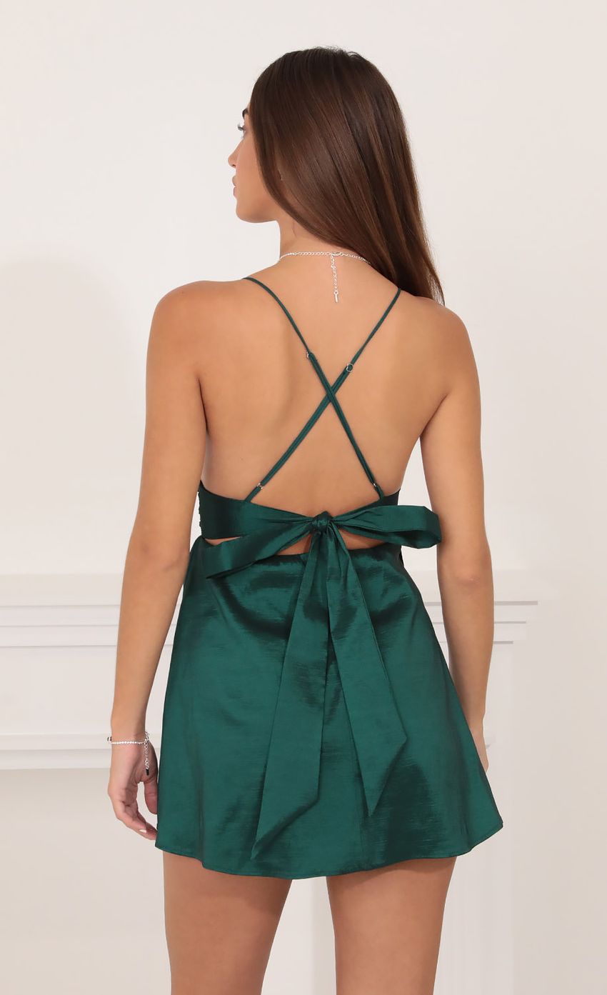 Picture A Line Dress in Green. Source: https://media-img.lucyinthesky.com/data/Oct21_1/850xAUTO/1V9A1265.JPG