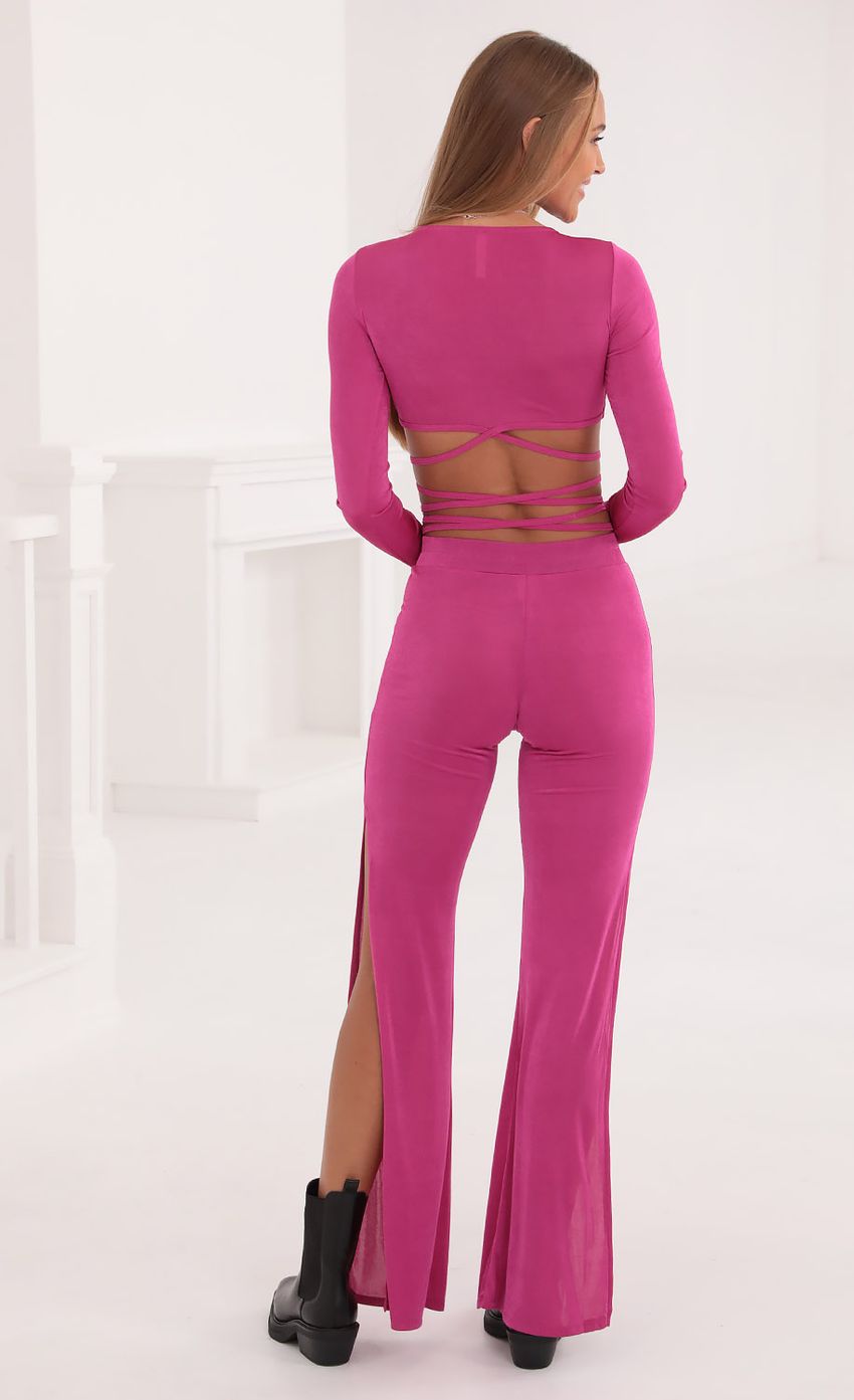 Picture Two Piece Set in Fuschia. Source: https://media-img.lucyinthesky.com/data/Oct21_1/850xAUTO/1V9A5346.JPG