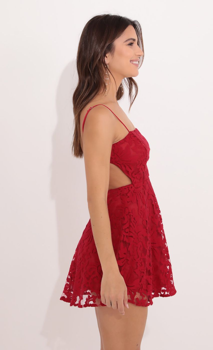 Picture Floral A-Line Dress in Red. Source: https://media-img.lucyinthesky.com/data/Oct21_1/850xAUTO/1V9A7462.JPG