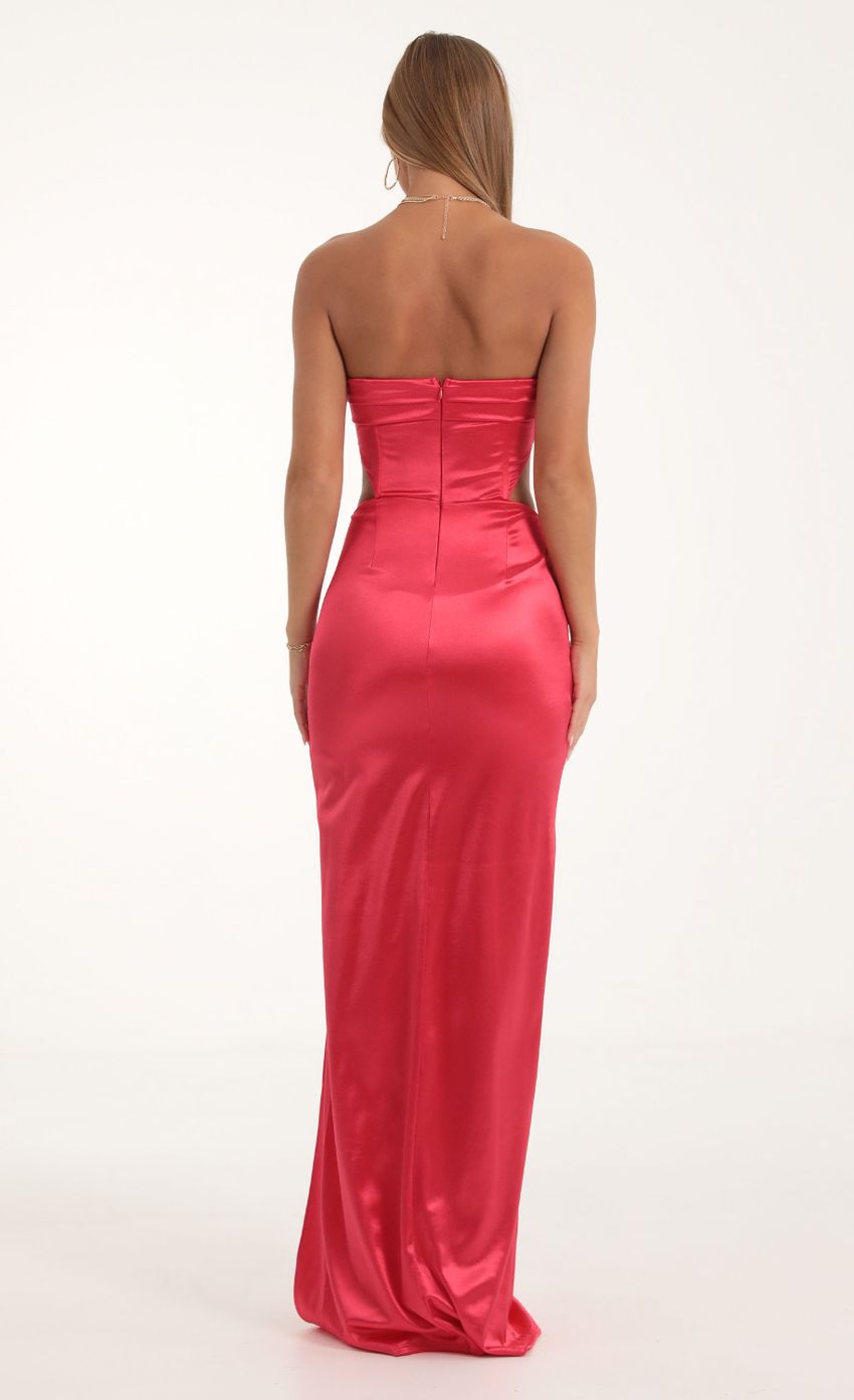 Picture Satin Cutout Corset Maxi in Red. Source: https://media-img.lucyinthesky.com/data/Oct22/850xAUTO/737ce00a-cad7-43bd-81f3-aa17e6e4f545.jpg
