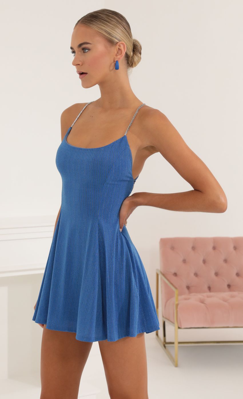 Picture Striped Knit A-Line Dress in Blue. Source: https://media-img.lucyinthesky.com/data/Oct22/850xAUTO/e9adb017-7015-4cb3-ba9b-0f3b5da3a114.jpg