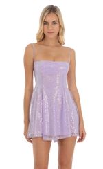 Picture Jacquard Floral Fit and Flare Dress in Lavender. Source: https://media-img.lucyinthesky.com/data/Oct23/150xAUTO/e9bb28c8-17b1-49b2-8057-39b1a805b6a3.jpg