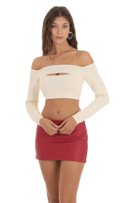 ★NOFFICIALNOFFICE★STRAWBERRY ANGEL OFF SHOULDER TOP★人気 NOFFICIALNOFFICE】STRAWBERRY ANGEL OFF SHOULDER TOP