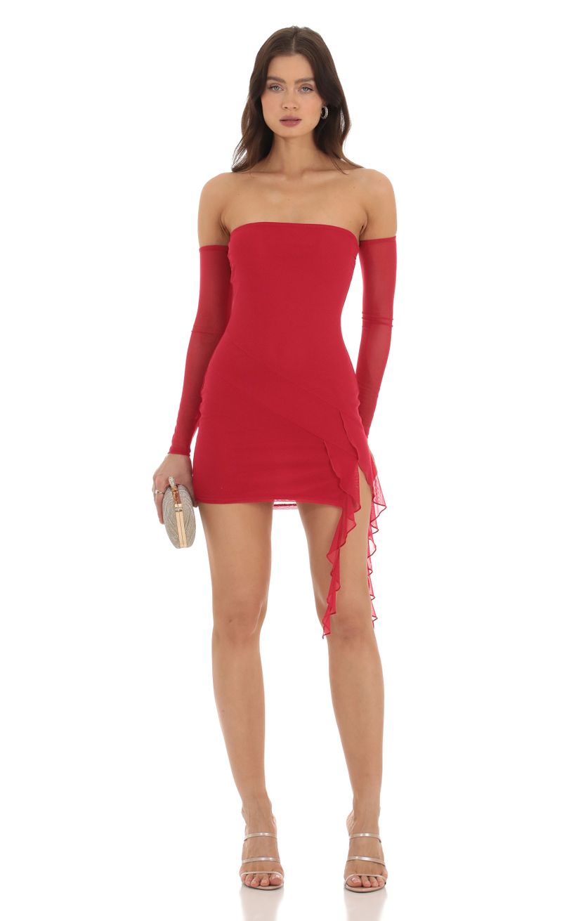 Red Tassel Dress