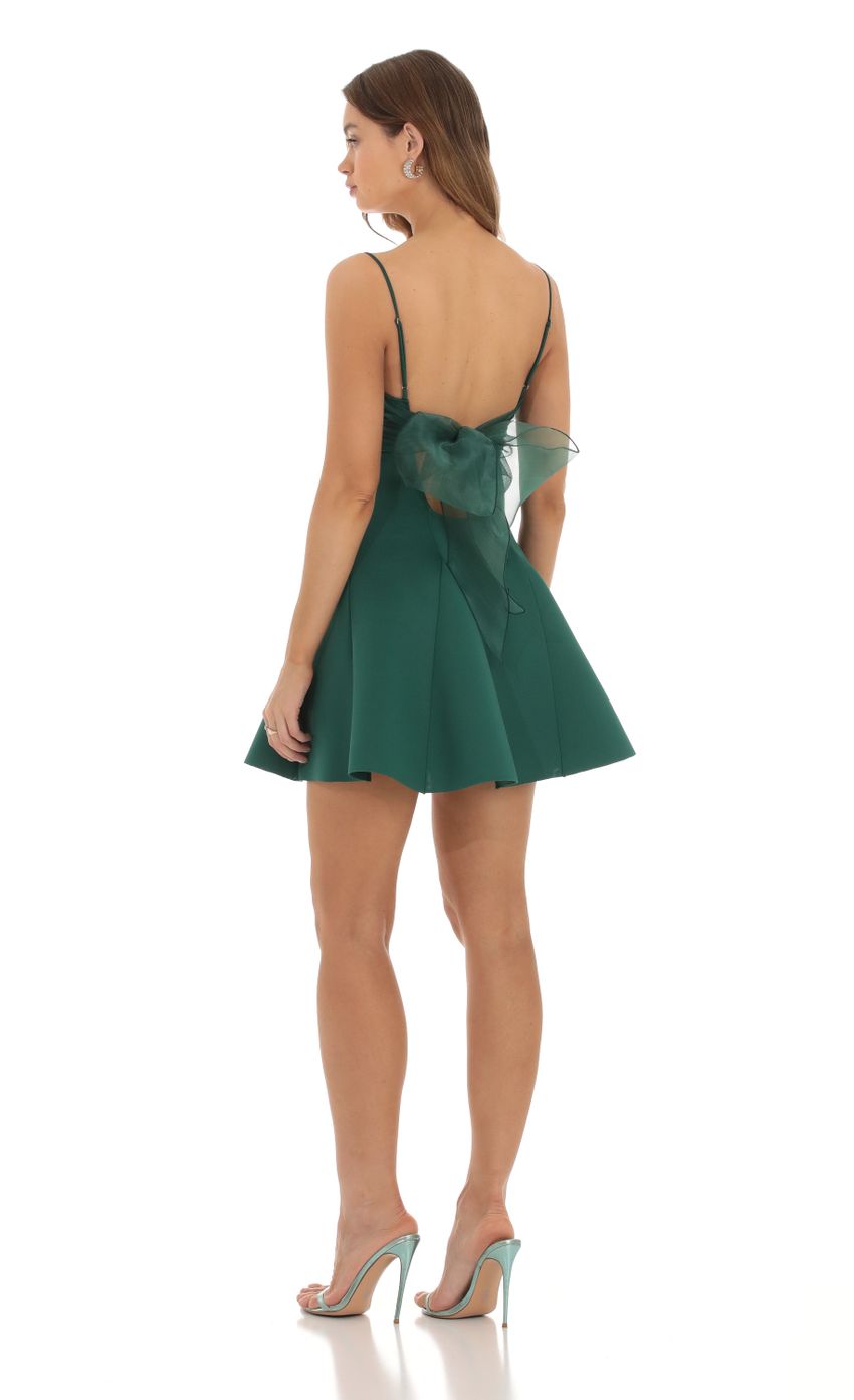 Picture A-Line Mini Dress in Green. Source: https://media-img.lucyinthesky.com/data/Oct23/850xAUTO/073bb3b0-94b1-4cbe-b17b-297edd8faa89.jpg