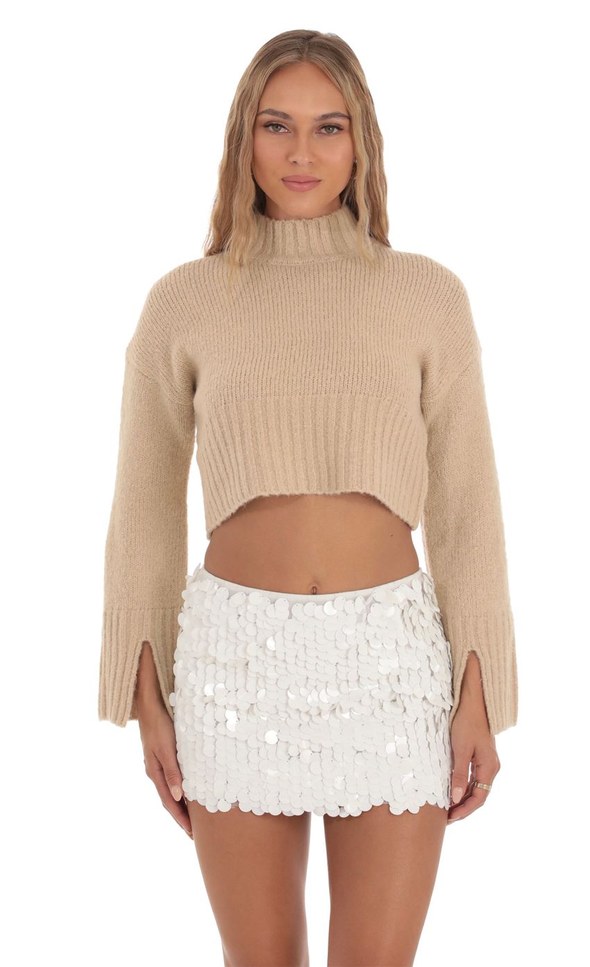 Picture Cropped Jumper in Nude. Source: https://media-img.lucyinthesky.com/data/Oct23/850xAUTO/0fc90524-a64b-4b99-ae89-5ee17b47048e.jpg