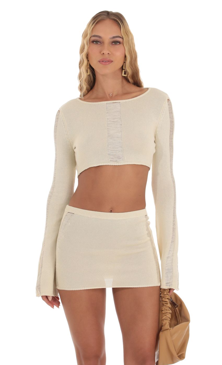 Picture Crochet Two Piece Set in Cream. Source: https://media-img.lucyinthesky.com/data/Oct23/850xAUTO/384207f6-7662-4290-bccd-3d81d309480b.jpg