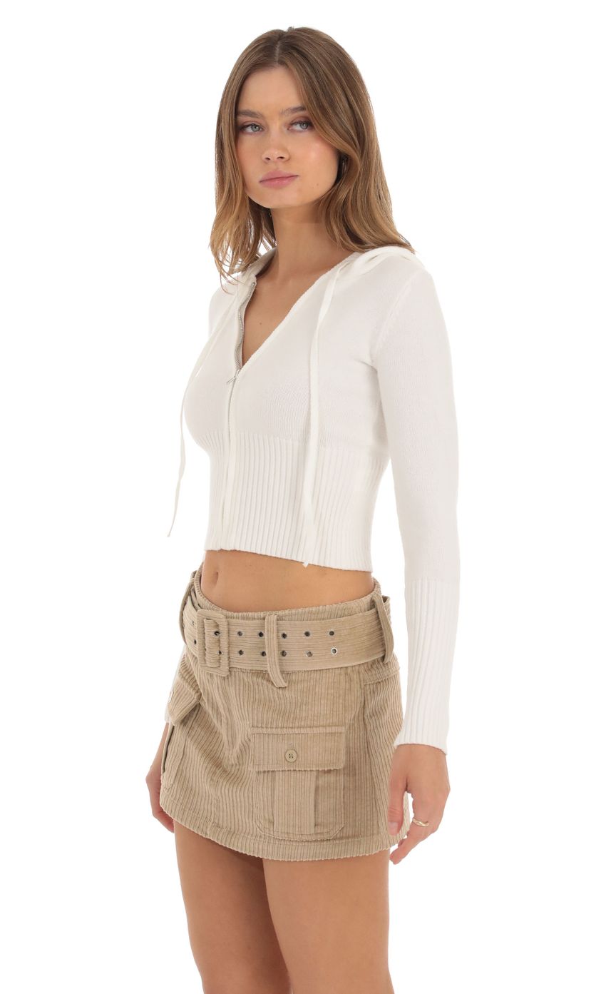 Picture Corduroy Cargo Buckle Skirt in Brown. Source: https://media-img.lucyinthesky.com/data/Oct23/850xAUTO/55b5c3cb-e203-46be-b18a-d82b4c6ff9f6.jpg