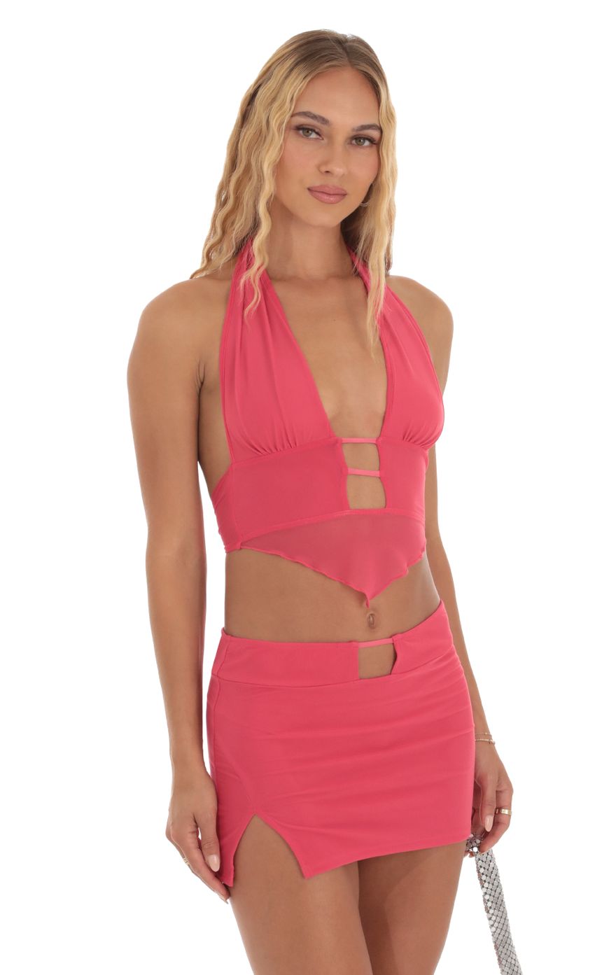Picture Halter Two Piece Set in Pink. Source: https://media-img.lucyinthesky.com/data/Oct23/850xAUTO/85cddc58-d3a7-4a03-9246-fe64760c838c.jpg