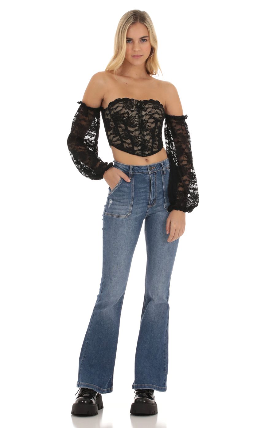Picture Corset Lace Top in Black. Source: https://media-img.lucyinthesky.com/data/Oct23/850xAUTO/9b35cdc3-b744-4d3e-9d0a-41125b5984b6.jpg