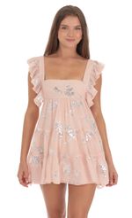 Picture Chiffon Baby Doll Ruffle Dress in Pink. Source: https://media-img.lucyinthesky.com/data/Oct24/150xAUTO/950f1b72-2e49-49c3-8916-ef5992b1a09a.jpg