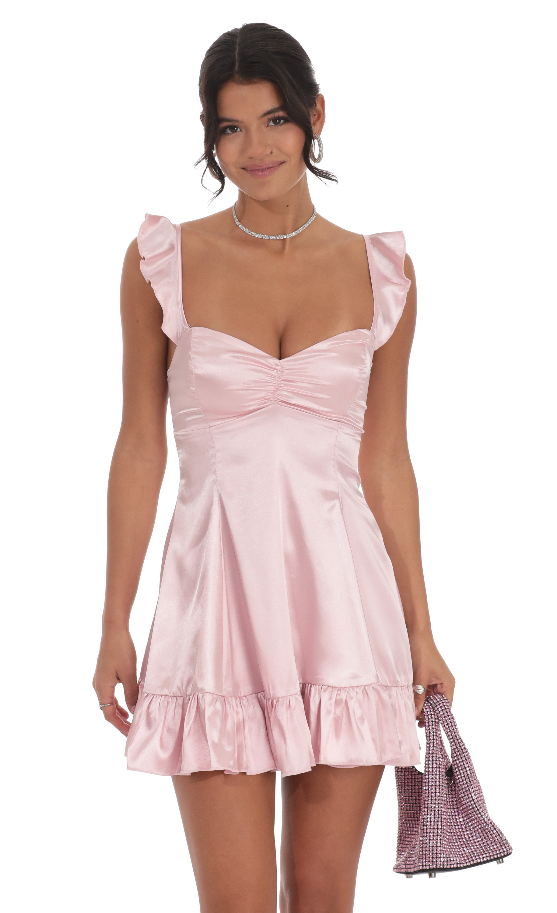 A-Line Dress in Pink