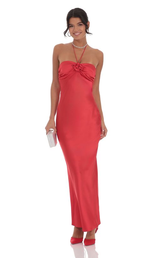 Taylor Front Twist Chiffon Maxi Dress in Burgundy | LUCY IN Taylor Front Twist Chiffon Maxi Dress in Burgundy | LUCY IN