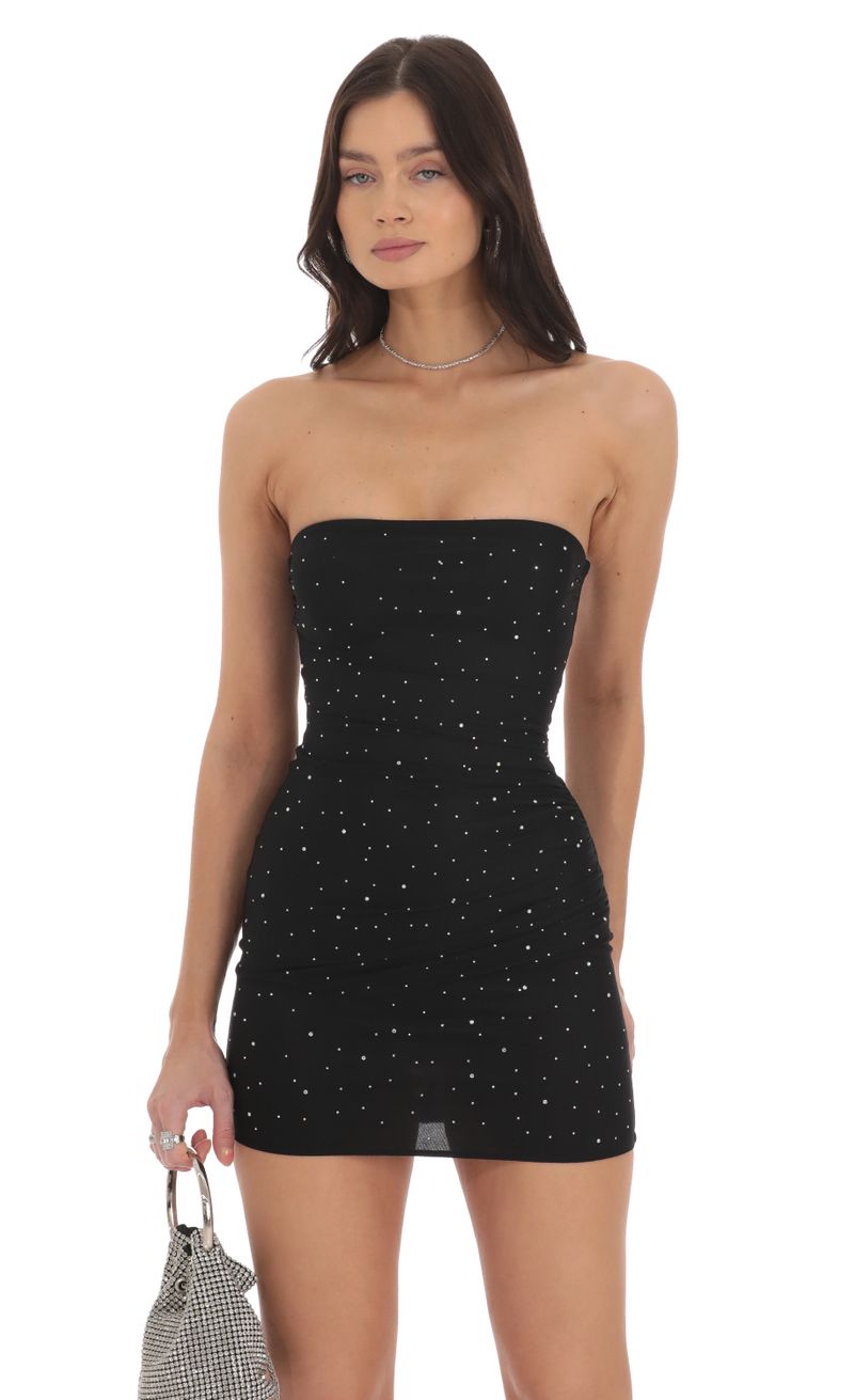 THEREDTHREAD / ザレッドスレッド】S rhinestone dress
